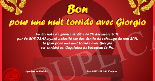 Bon pour une nuit torride avec Giorgio