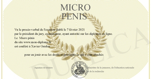 Micro penis