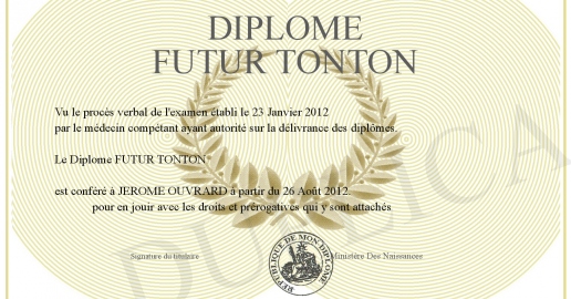 Diplome FUTUR TONTON