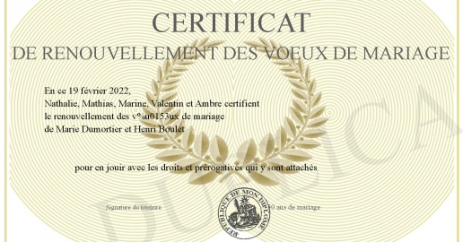 Renouvellement De Voeux De Mariage à L'église www.mon-diplome.fr