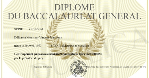 Diplome du baccalaureat general