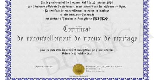Renouvellement De Voeux De Mariage à L'église www.mon-diplome.fr