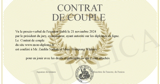 Contrat de couple