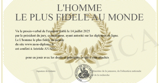 Fidele L homme le plus fidele au monde