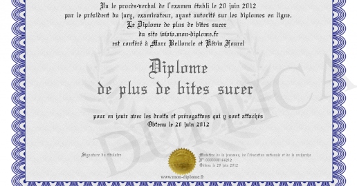 Diplome de plus de bites sucer wallpaper 4
