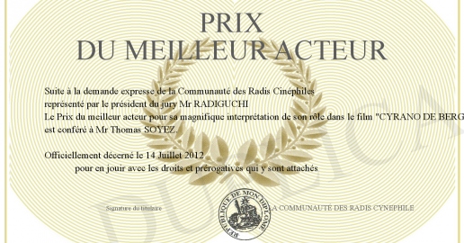 Prix du meilleur acteur
