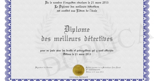 Une Sélection Des Meilleurs Détectives. www.mon-diplome.fr