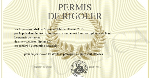 permis de rigoler