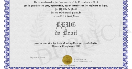 DEUG de Droit