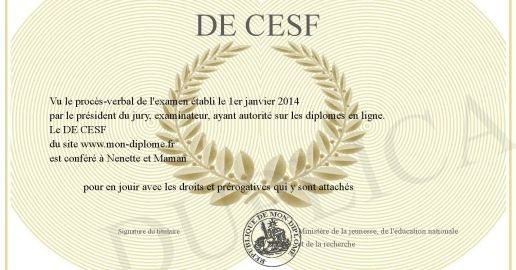 DE CESF