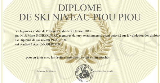Cours de ski enfant avec l'ESF - Club Piou Piou - Auvergne-Rhône-Alpes