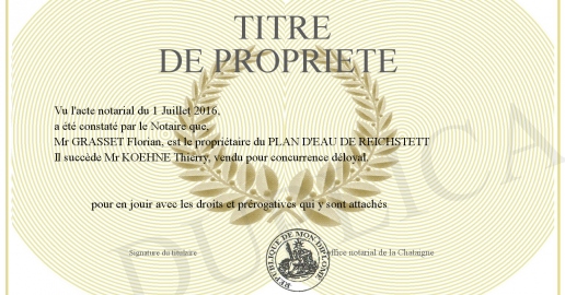 titre de propriete