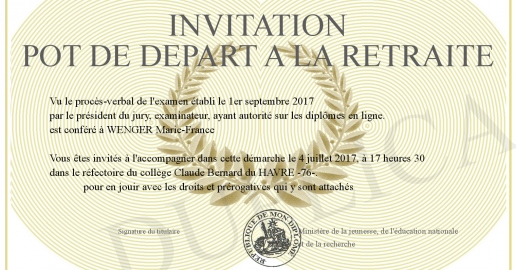 Invitation Pot De Départ à La Retraite Humour invitation pot de depart a la retraite