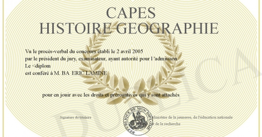 Capes Histoire Geographie