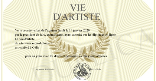 Vie d artiste
