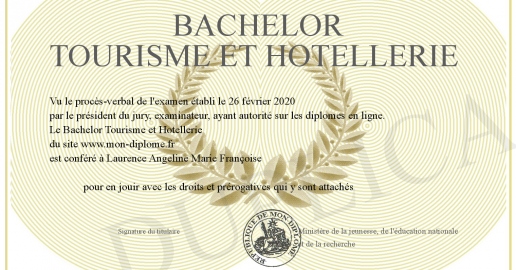 Bachelor Tourisme et Hotellerie