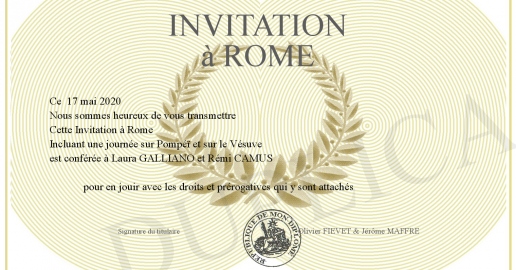 Invitation a Rome
