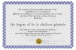 Diplme des NOCES D'ACAJOU